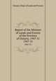 Report of the Minister of Lands and Forests of the Province of Ontario, 1947-51. 1947-51, Ontario. Dept. of Lands and Forests 