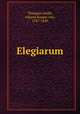 Elegiarum, Theognis,Orelli, Johann Kaspar von, 1787-1849 