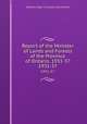 Report of the Minister of Lands and Forests of the Province of Ontario, 1931-37. 1931-37, Ontario. Dept. of Lands and Forests 