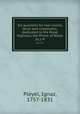 Six quartetts for two violins, tenor and violoncello, dedicated to His Royal Highness the Prince of Wales. pt.1-4, Pleyel, Ignaz, 1757-1831 