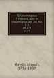 Quatuors pour 2 violons, alto et violoncelle, op. 20, no. 1-6. pt.1-4, Haydn, Joseph, 1732-1809 