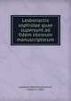 Lesbonactis sophistae quae supersunt ad fidem librorum manuscriptorum, Lesbonax (Rhetorician),Kiehr, Friedrich, 1882- 