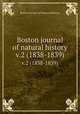 Boston journal of natural history.. v.2 (1838-1839), Boston Society of Natural History 