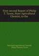 First-second Report of Philip T. Tyson, State Agricultural Chemist, to the ., Maryland Agricultural Chemist, Philip Thomas Tyson 