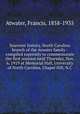Souvenir history, North Carolina branch of the Atwater family : compiled expressly to commemorate the first reunion held Thursday, Nov. 6, 1919 at Memorial Hall, University of North Carolina, Chapel Hill, N.C., Atwater, Francis, 1858-1935 