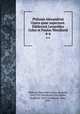 Philonis Alexandrini Opera quae supersunt. Ediderunt Leopoldus Cohn et Paulus Wendland. 4-6, Philo, of Alexandria,Cohn, Leopold, 1862-1937,Wendland, Paul,Reiter, Siegfried, 1863-,Leisegang, Hans, 1890- 