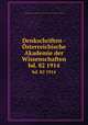 Denkschriften - sterreichische Akademie der Wissenschaften. bd. 82 1914, Akademie der Wissenschaften in Wien. Mathematisch-Naturwissenschaftliche Klasse 