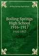 Boiling Springs High School. 1916-1917, Boiling Springs High School 