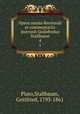 Opera omnia Recensuit et commentariis instruxit Godofredus Stallbaum. 4, Plato,Stallbaum, Gottfried, 1793-1861 
