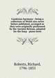 Cambrian harmony : being a collection of Welsh airs never before published, arranged as they were originally performed by the Ancient Britons, adapted for the harp & piano forte, Roberts, Richard, 1796-1855 