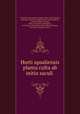 Horti upsaliensis planta culta ab initio saculi ., Carlander, Christopher,,Edgren, Peter Adolf,,Herlitz, Johannes Nicolaus.,Liedbeck, Pehr Jacob,,Mede?n, Jonas Fredrik,,O?stling, Peter Constantin.,Palmgre?n, Carl Gustaf.,Setterblad, Anders Erik,,Thunberg, Carl Peter,,Wensjoe, Thure, 
