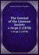 The Journal of the Linnean Society.. v.16:pt.2 (1878), Linnean Society of London. 