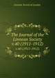 The Journal of the Linnean Society.. v.40 (1911-1912), Linnean Society of London. 