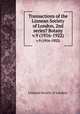 Transactions of the Linnean Society of London, 2nd series? Botany. v.9 (1916-1922), Linnean Society of London. 