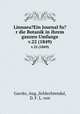 Linnaea?Ein Journal fu?r die Botanik in ihrem ganzen Umfange.. v.22 (1849), Garcke, Aug.,Schlechtendal, D. F. L. von 