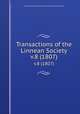 Transactions of the Linnean Society.. v.8 (1807), Linnean Society of London.,Linnean Society of London. 