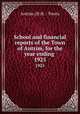 School and financial reports of the Town of Antrim, for the year ending .. 1925, Antrim (N.H. : Town) 