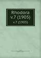 Rhodora. v.7 (1905), Fernald, Merritt Lyndon,,New England Botanical Club.,Robinson, Benjamin Lincoln, 