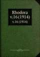 Rhodora. v.16 (1914), Fernald, Merritt Lyndon,,New England Botanical Club.,Robinson, Benjamin Lincoln, 