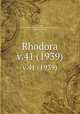 Rhodora. v.41 (1939), Fernald, Merritt Lyndon,,New England Botanical Club.,Robinson, Benjamin Lincoln, 