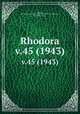 Rhodora. v.45 (1943), Fernald, Merritt Lyndon,,New England Botanical Club.,Robinson, Benjamin Lincoln, 