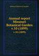 Annual report Missouri Botanical Garden.. v.10 (1899), Missouri Botanical Garden. 