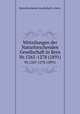 Mitteilungen der Naturforschenden Gesellschaft in Bern.. Nr.1265-1278 (1891), Naturforschende Gesellschaft in Bern. 