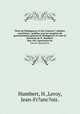 Flore de Madagascar et des Comores ? plantes vasculaires / publiee sous les auspices du gouvernement general de Madagascar et sous la direction de H. Humbert.. fam 169: Apocynace?es, Humbert, H.,Leroy, Jean-Fr?anc?ois. 
