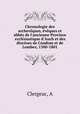 Chronologie des archeveques, eveques et abbes de l