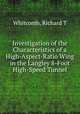 Investigation of the Characteristics of a High-Aspect-Ratio Wing in the Langley 8-Foot High-Speed Tunnel, Richard T. Whitcomb 