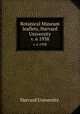 Botanical Museum leaflets, Harvard University.. v. 6 1938, Harvard University. 