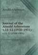 Journal of the Arnold Arboretum.. v.11-12 (1930-1931), Arnold Arboretum. 