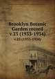 Brooklyn Botanic Garden record. v.23 (1933-1934), Brooklyn Botanic Garden,Brooklyn Botanic Garden,Brooklyn Botanic Garden 