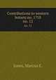 Contributions to western botany.no. 1?18.. no. 12, Jones, Marcus E. 