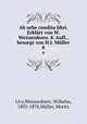 Ab urbe condita libri. Erklrt von W. Weissenborn. 8. Aufl., besorgt von H.J. Mller. 8, Weissenborn Livy 