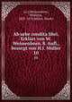 Ab urbe condita libri. Erklrt von W. Weissenborn. 8. Aufl., besorgt von H.J. Mller. 10, Weissenborn Livy 