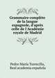 Grammaire complete de la langue espagnole, d