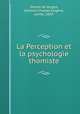 La Perception et la psychologie thomiste, Domet de Vorges 