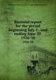 Biennial report for the period beginning July 1 . and ending June 30 .. 1936-38, Montana. Dept. of State Lands and Investments 