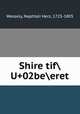 Shire tifU+02beeret, Wessely, Naphtali Herz, 1725-1805 
