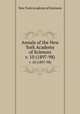 Annals of the New York Academy of Sciences. v. 10 (1897-98), New York Academy of Sciences 