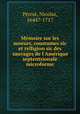 Memoire sur les moeurs, coustumes sic et relligion sic des sauvages de l