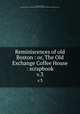 Reminiscences of old Boston : or, The Old Exchange Coffee House : scrapbook. v.3, Attwood, Lydia B., compiler,Boston Commercial Bulletin,Exchange Coffee House (Boston, Mass.) 