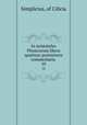 In Aristoteles Physicorum libros quattuor posteriores commentaria .. 10, Simplicius, of Cilicia 