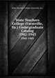 State Teachers College (Farmville, Va.) Undergraduate Catalog. 1942-1943, State Teachers College (Farmville, Va.) 