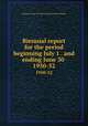 Biennial report for the period beginning July 1 . and ending June 30 .. 1950-52, Montana. Dept. of State Lands and Investments 