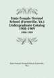 State Female Normal School (Farmville, Va.) Undergraduate Catalog. 1908-1909, State Female Normal School (Farmville, Va.) 