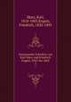 Gesammelte Schriften von Karl Marx und Friedrich Engels. 1852-bis 1862 Band 2, Marx, Karl, 1818-1883,Engels, Friedrich, 1820-1895 
