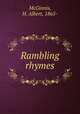Rambling rhymes, McGinnis, H. Albert, 1865- 