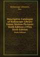 Descriptive Catalogue of Kodascope Library 16mm Motion Pictures: Sixth Edition (1936). Sixth Edition, Kodascope Libraries, Inc. 